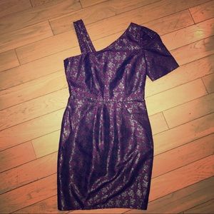 Asymmetrical Mini Dress